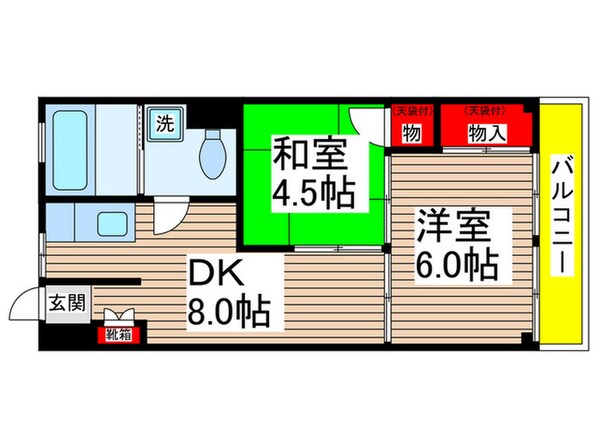 木村ビルの物件間取画像